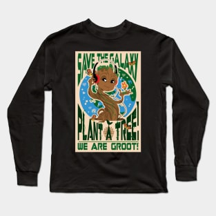 Save The Galaxy Plant A Tree Long Sleeve T-Shirt